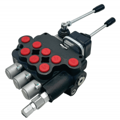 COMANDO HIDRÁULICO 80L - 3 ALAVANCAS COM JOYSTICK