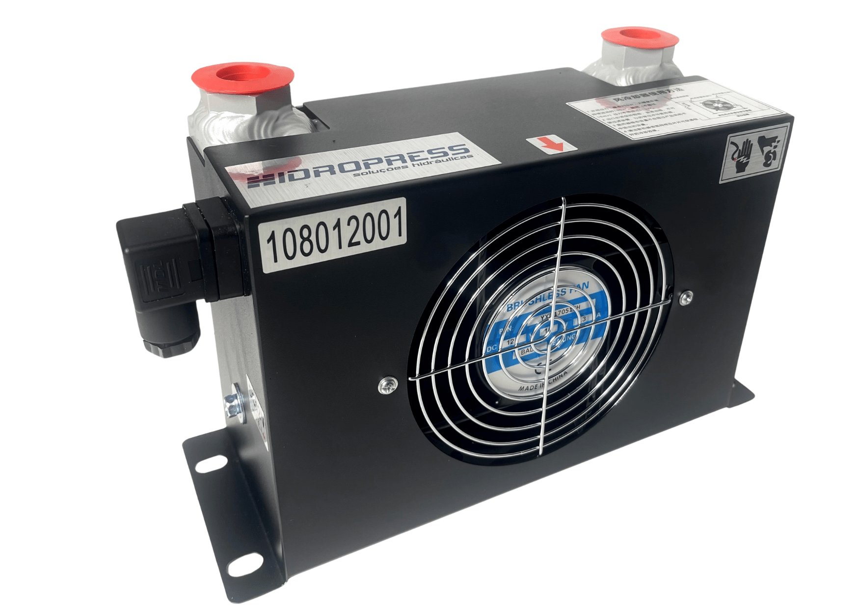 RESFRIADOR DE OLÉO HIDRÁULICO 80L - 3/4"BSP - 12V